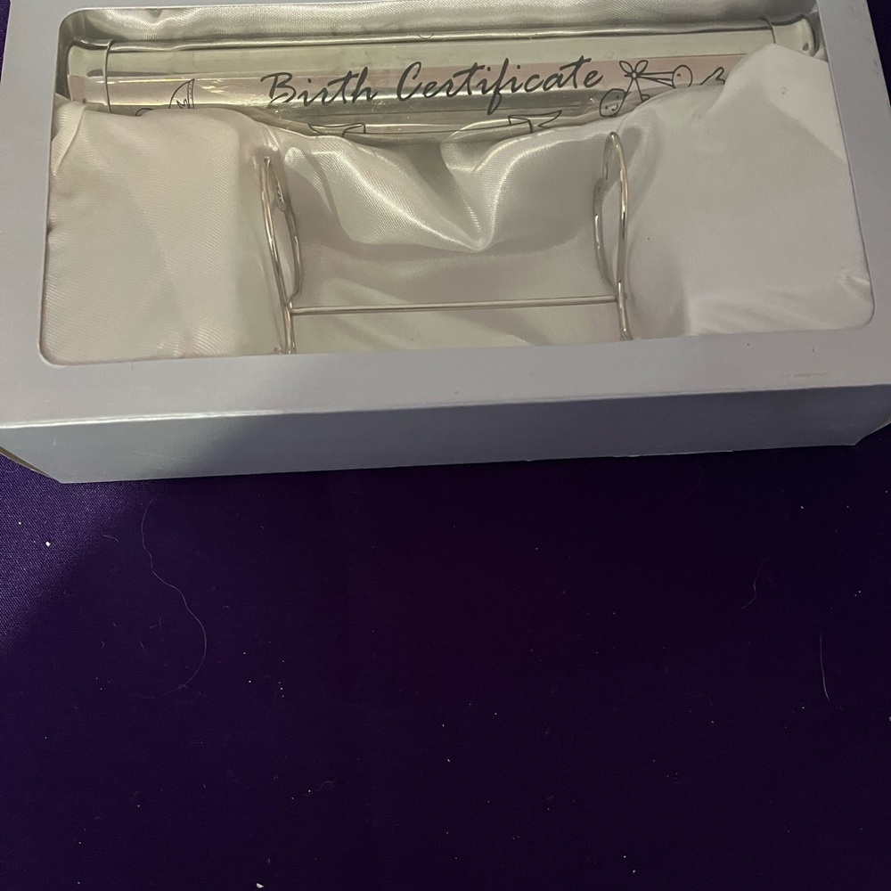 Birth Certificate scroll holder